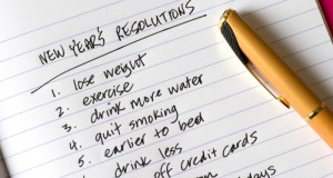 New Year's Resolutions, list of items